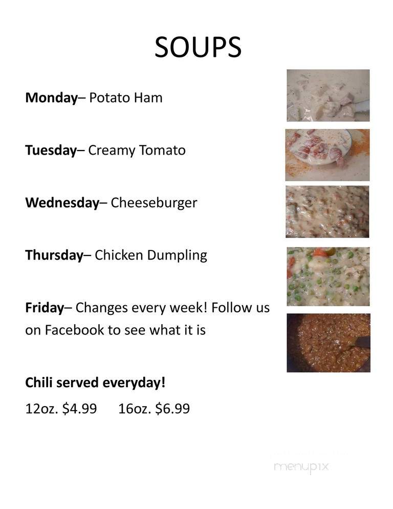 The Yogurt Shop - Laurel, MT menu_pic