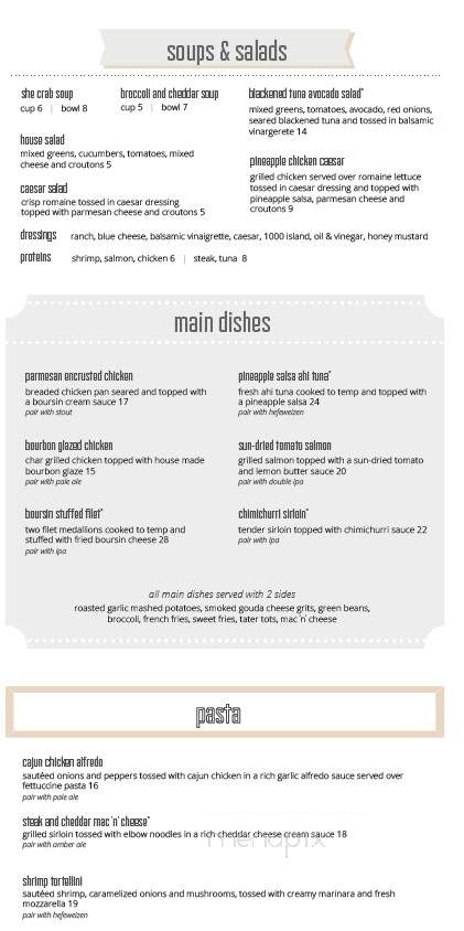 Tapped Crafthouse - Virginia Beach, VA menu_pic
