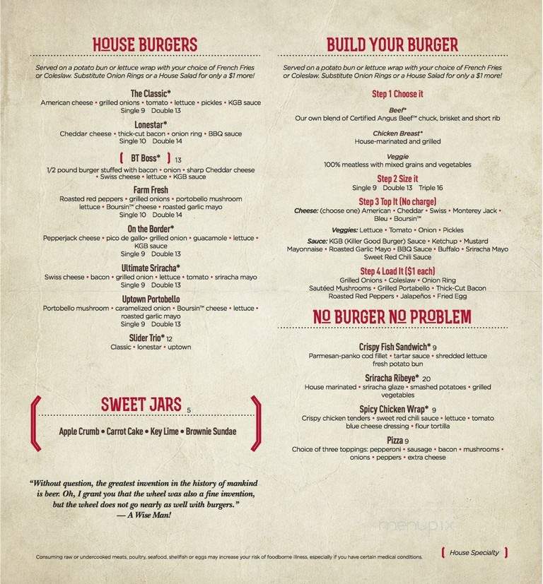 Burger Theory - Kansas City, MO menu_pic