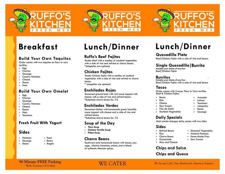 Ruffo's Kitchen Fresh Mex - Tyler, TX