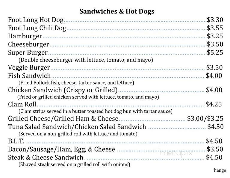 Ashford Dari Bar - Ashford, CT menu_pic