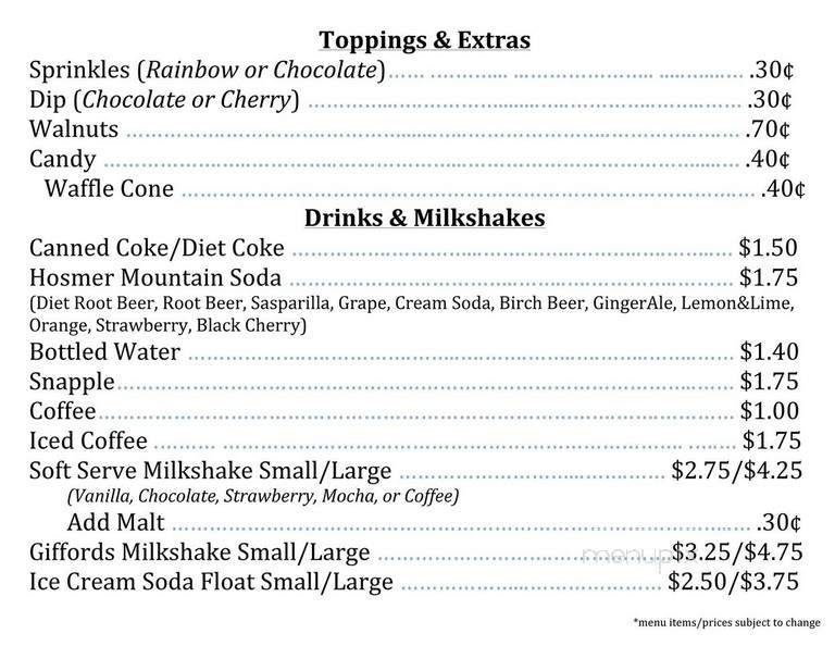 Ashford Dari Bar - Ashford, CT menu_pic