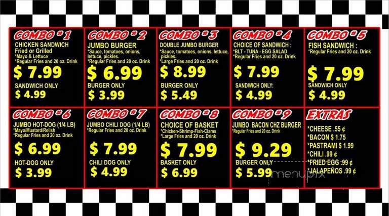 5 Triangle - Fresno, CA menu_pic