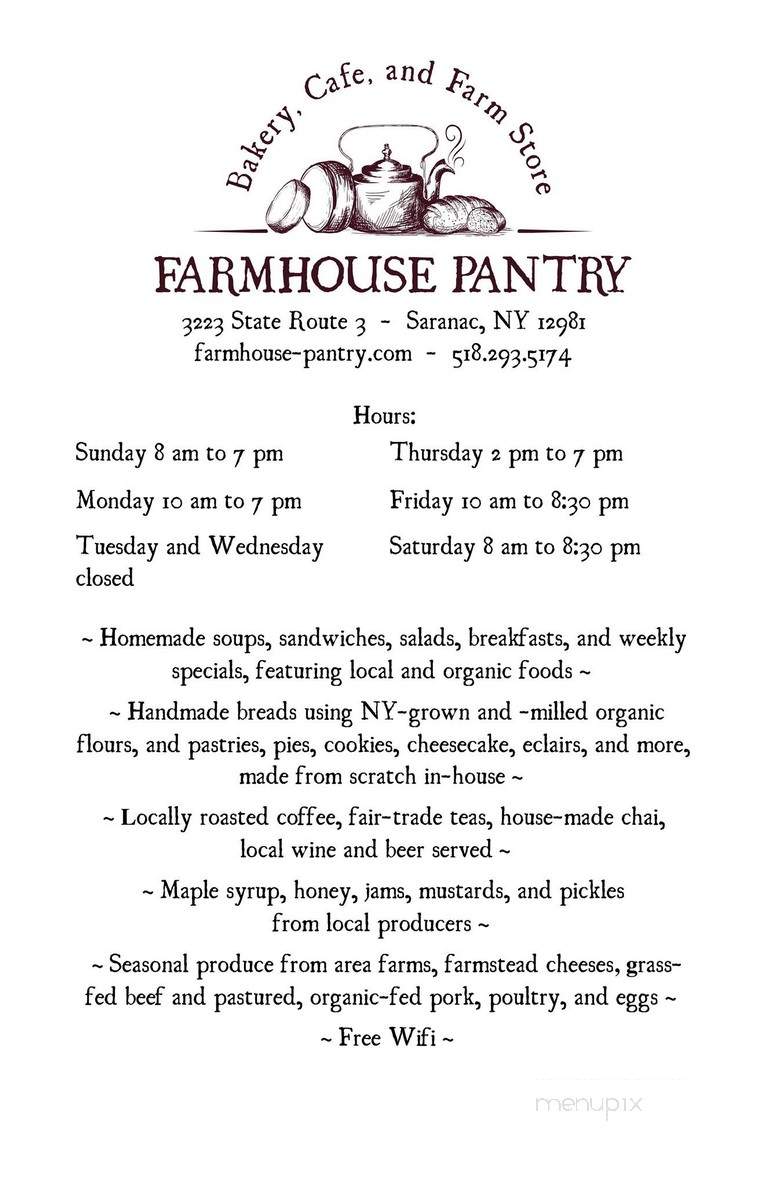 Farmhouse Pantry - Saranac, NY