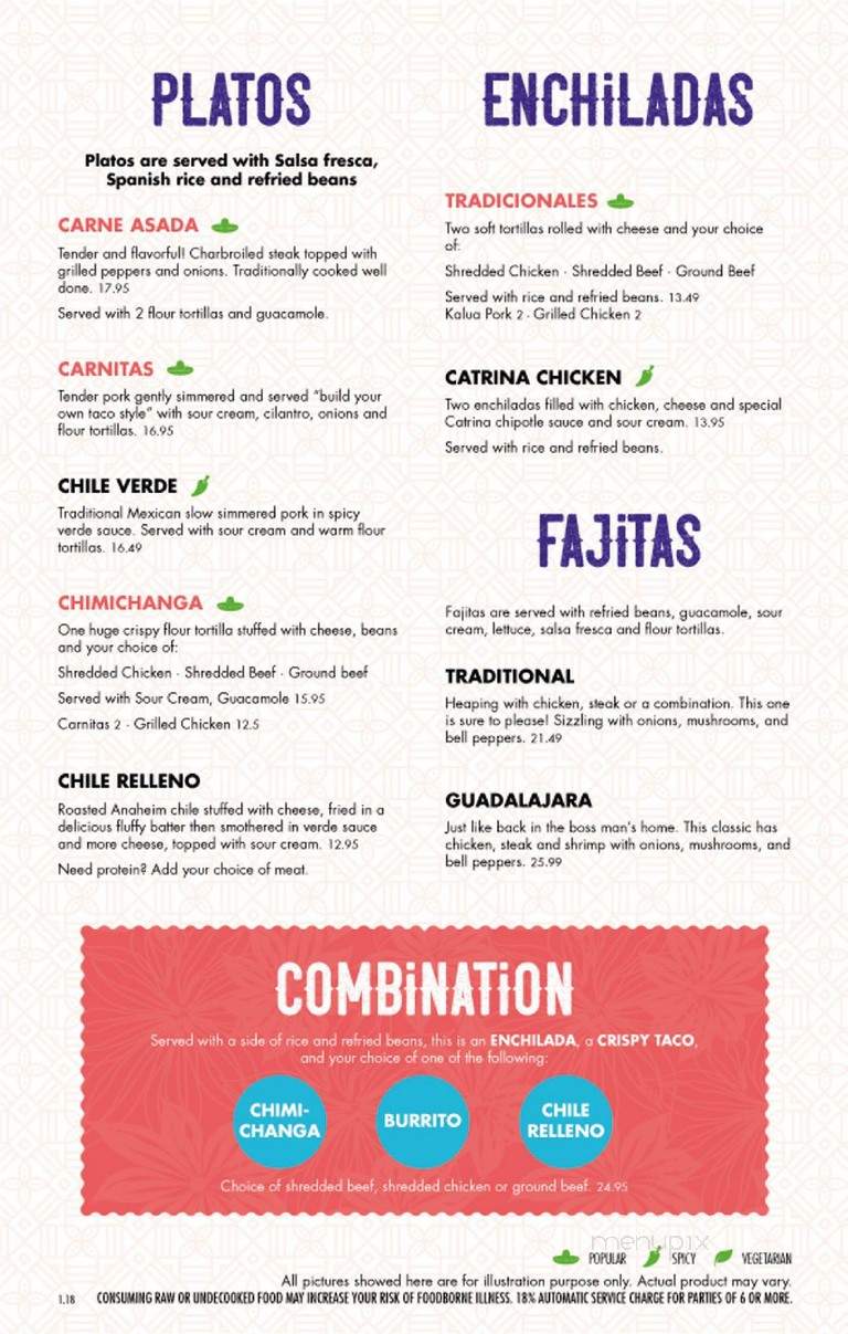 Mexico Fiesta - Honolulu, HI menu_pic