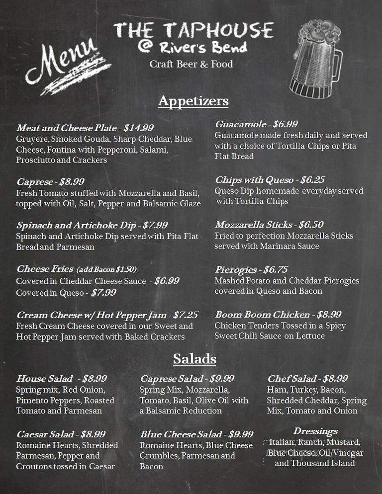 The Taphouse at Rivers Bend - Chester, VA menu_pic