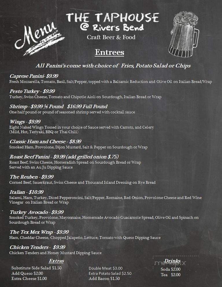 The Taphouse at Rivers Bend - Chester, VA menu_pic