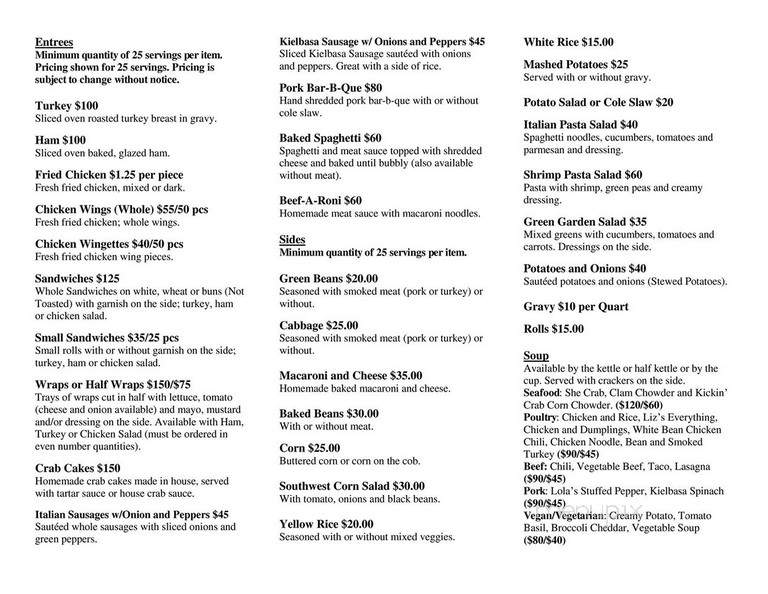 Soups Plus - Chesapeake, VA menu_pic