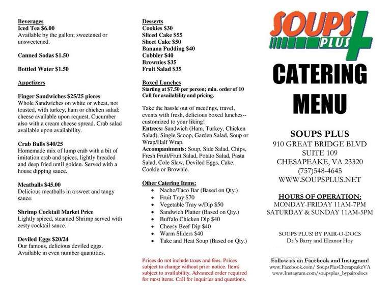 Soups Plus - Chesapeake, VA