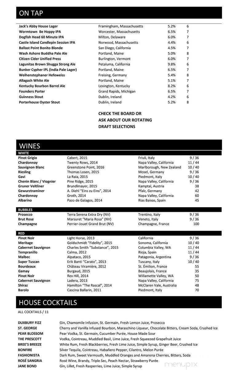 The Oysterman - Duxbury, MA menu_pic