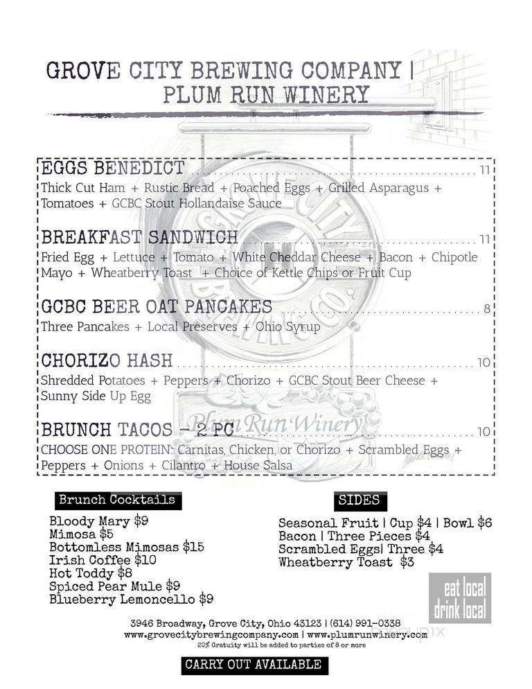 Grove City Brewing - Grove City, OH menu_pic