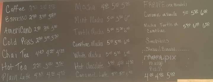 Bridge Street Coffee - Oak Grove, MN menu_pic