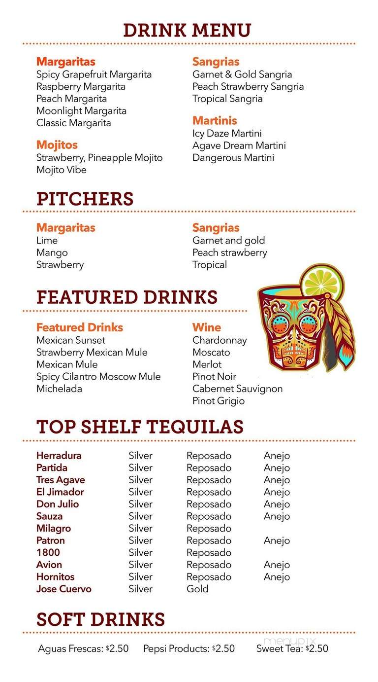 Tequila Tribe - Tallahassee, FL menu_pic
