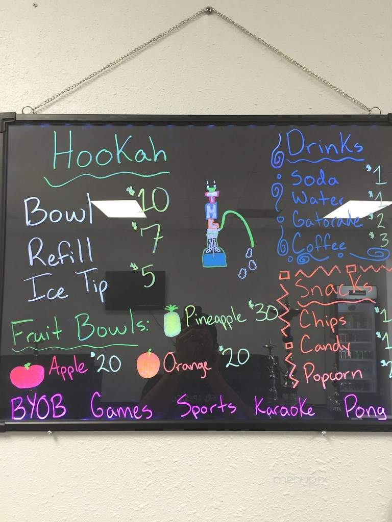 Texas Hookah Lounge - Houston, TX menu_pic