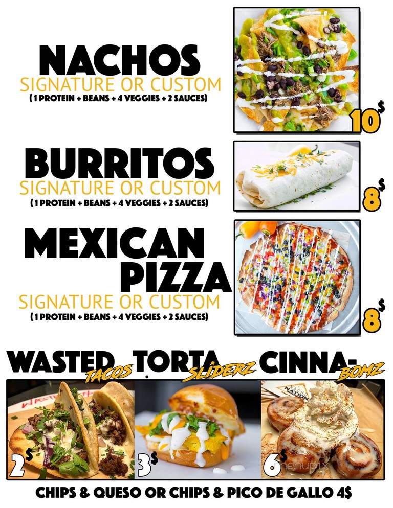 Nacho Nation - Anaheim, CA menu_pic