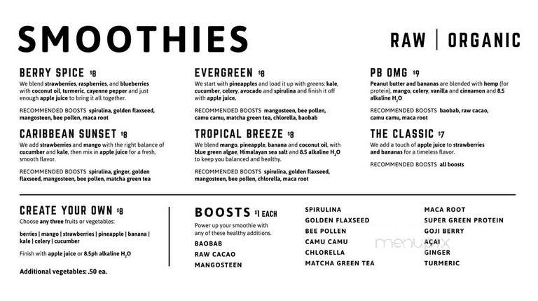 Diaita Cold Pressed Juice - Canton, OH menu_pic
