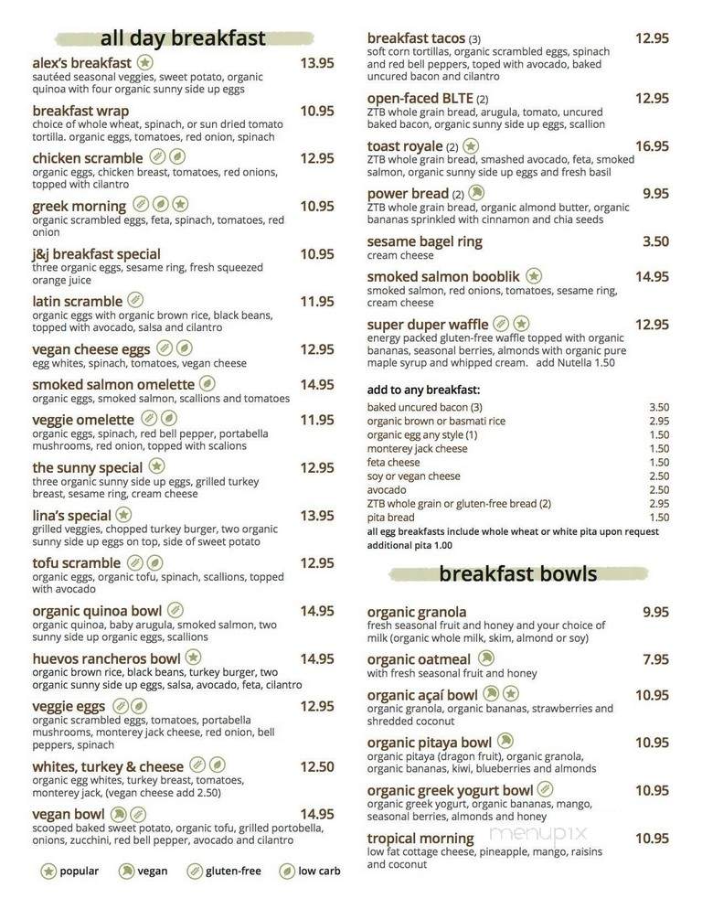 Juice And Java - Sunny Isles Beach, FL menu_pic