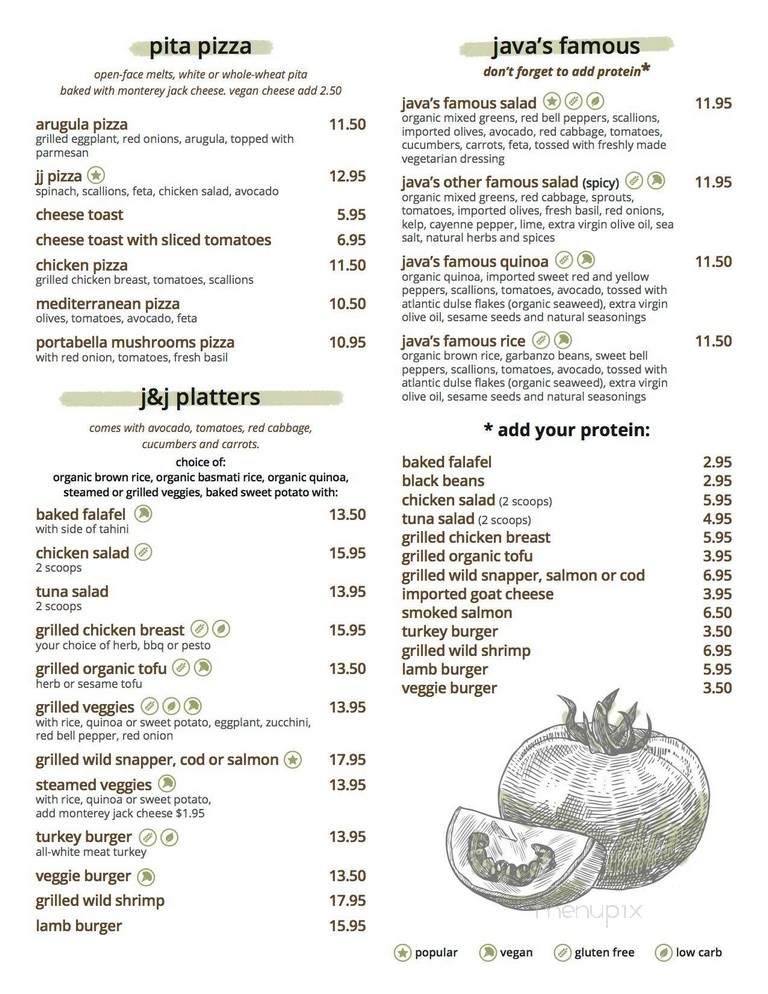 Juice And Java - Sunny Isles Beach, FL menu_pic