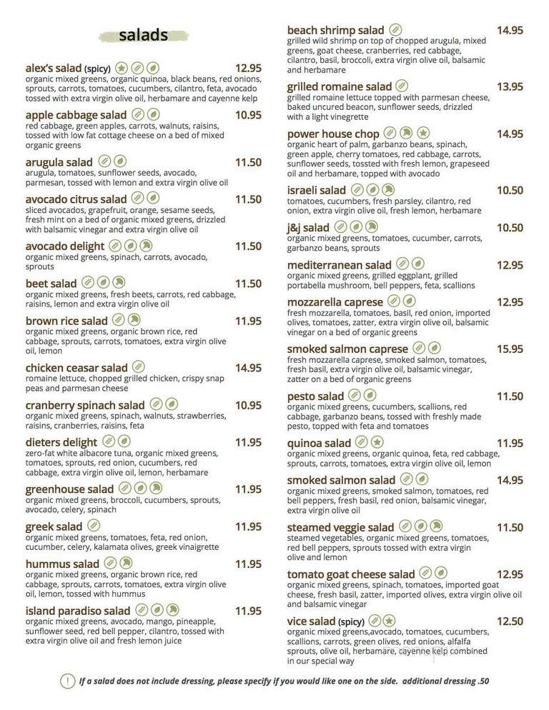 Juice And Java - Sunny Isles Beach, FL menu_pic