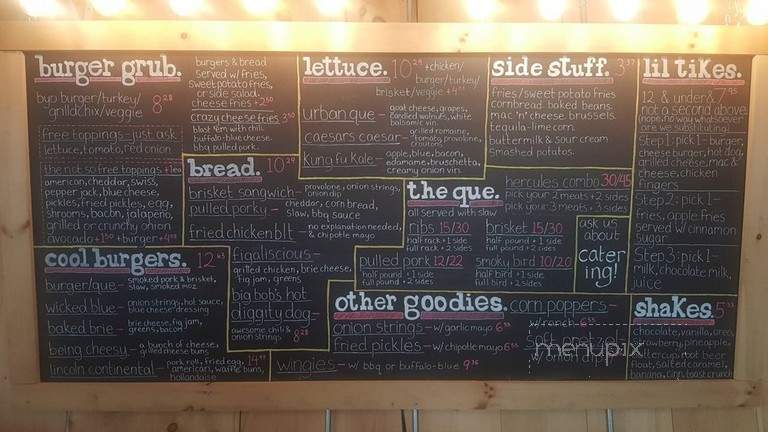 burger/que - Basking Ridge, NJ menu_pic