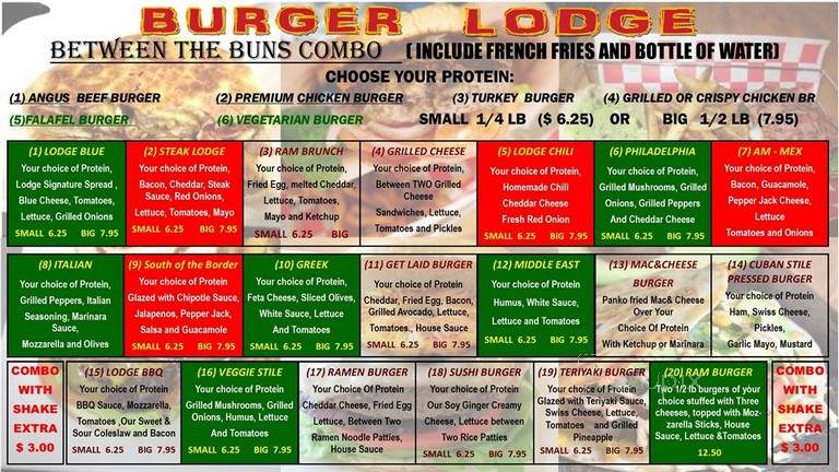 Burger Lodge - Bronx, NY menu_pic