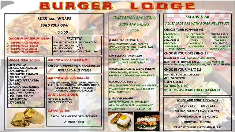 Burger Lodge - Bronx, NY menu_pic