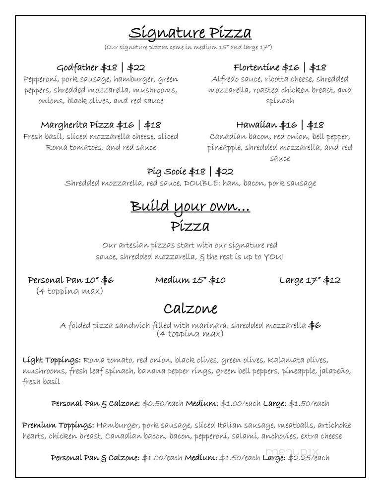 Birra - Siloam Springs, AR menu_pic