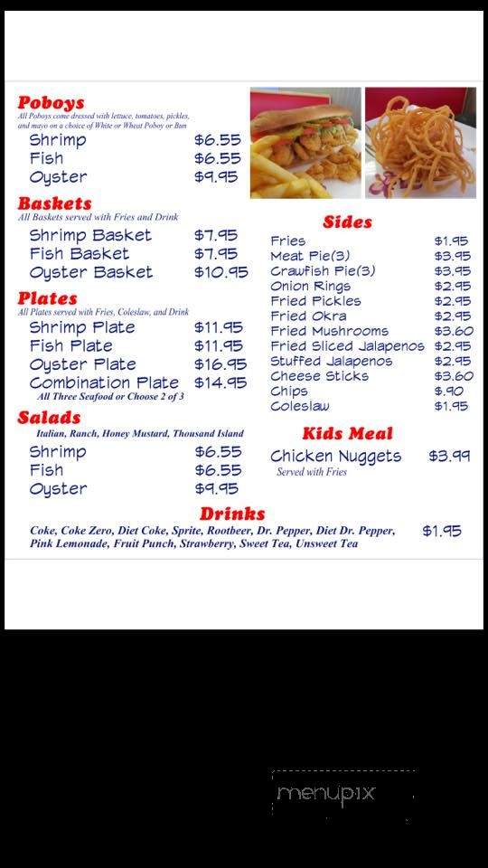 Seafood Express - Central, LA menu_pic