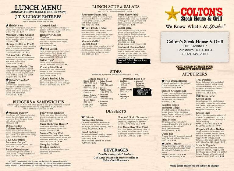 Colton's Steakhouse & Grill - Bardstown, KY