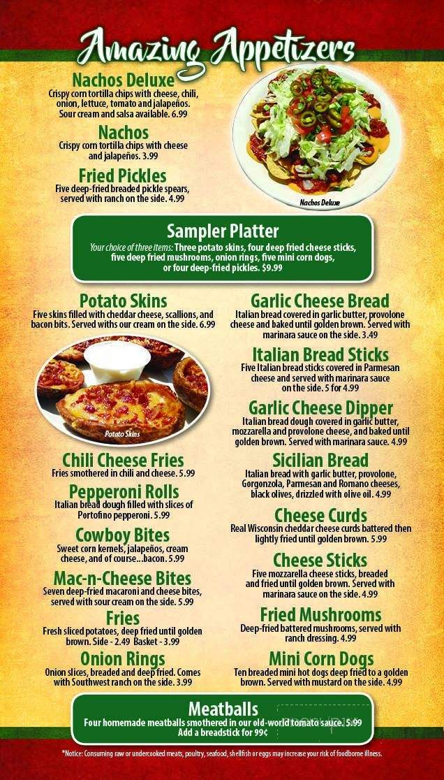 Massey's Pizza - Heath, OH menu_pic