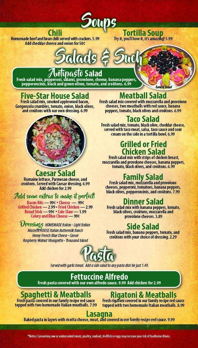 Massey's Pizza - Heath, OH menu_pic