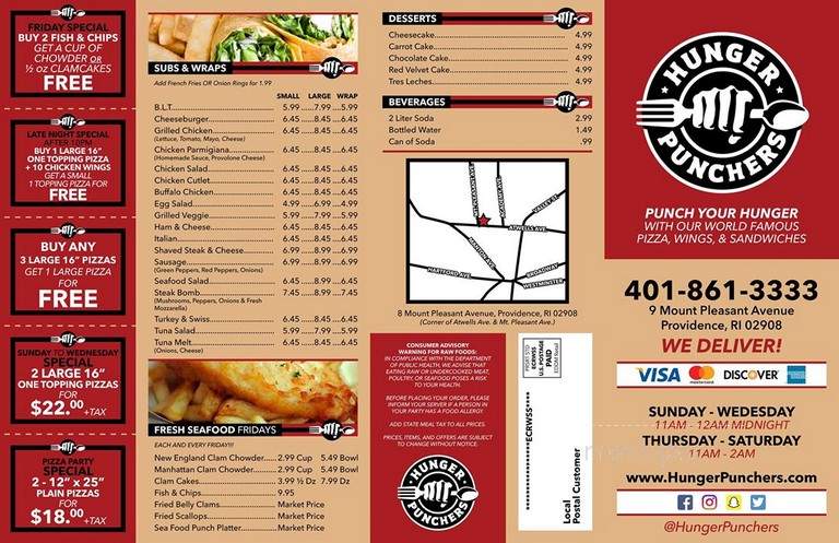 Hunger Punchers - Providence, RI menu_pic