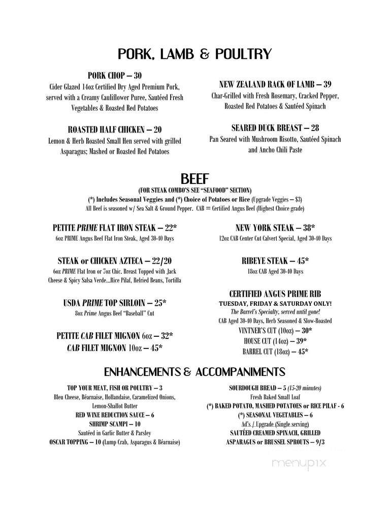 The Toasted Barrel - Corona, CA menu_pic