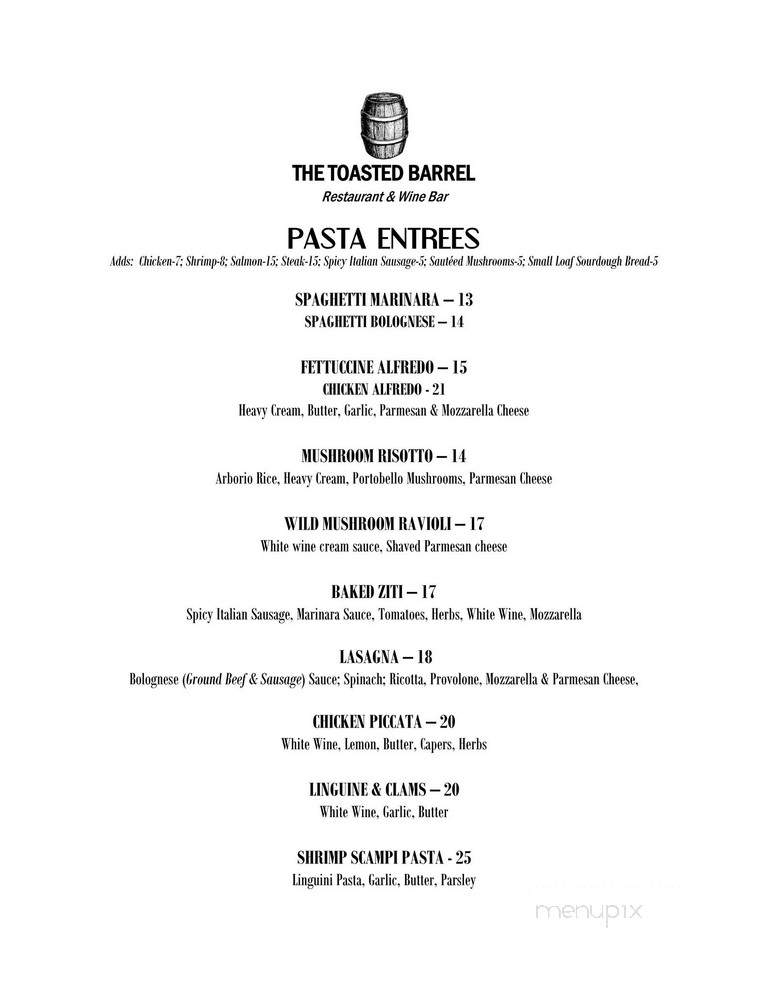 The Toasted Barrel - Corona, CA menu_pic