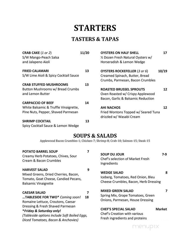 The Toasted Barrel - Corona, CA menu_pic