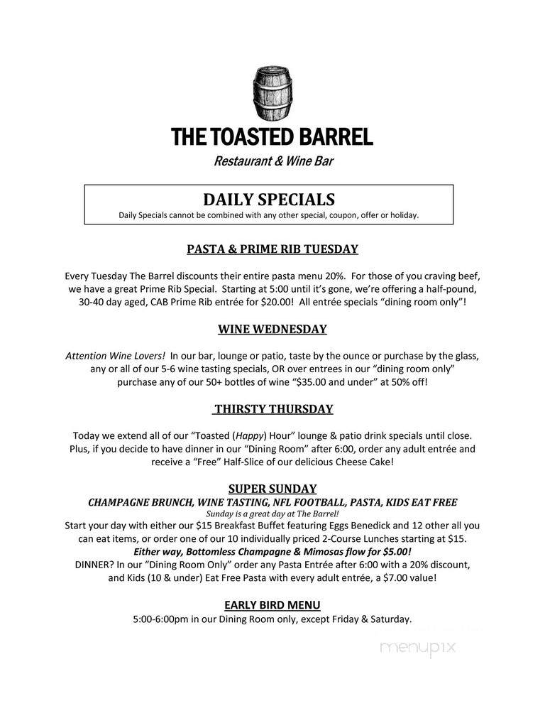 The Toasted Barrel - Corona, CA menu_pic