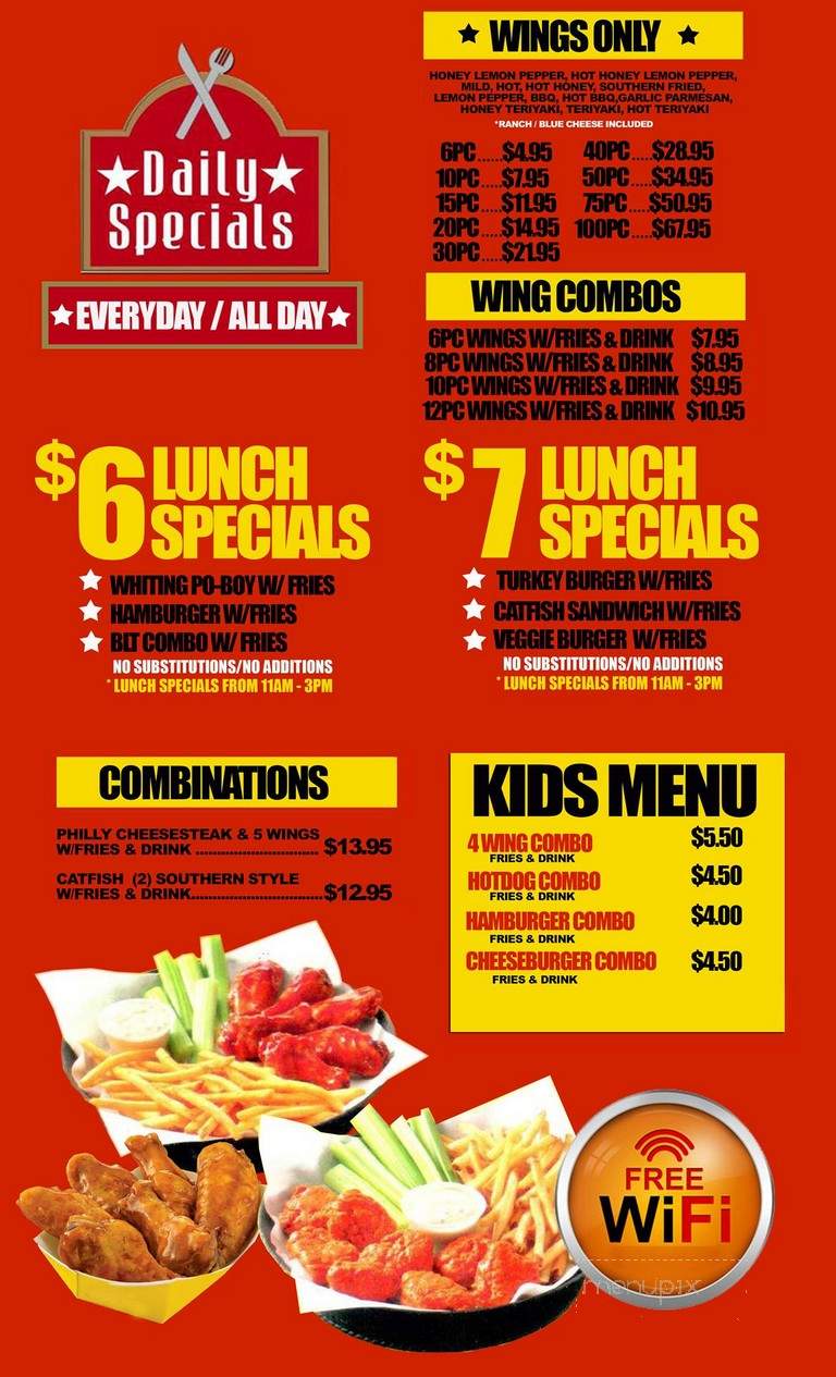 MoJo's Motown Eatery - Atlanta, GA menu_pic