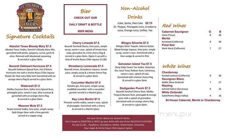 Stuttgarden Tavern Texas City - Texas City, TX menu_pic