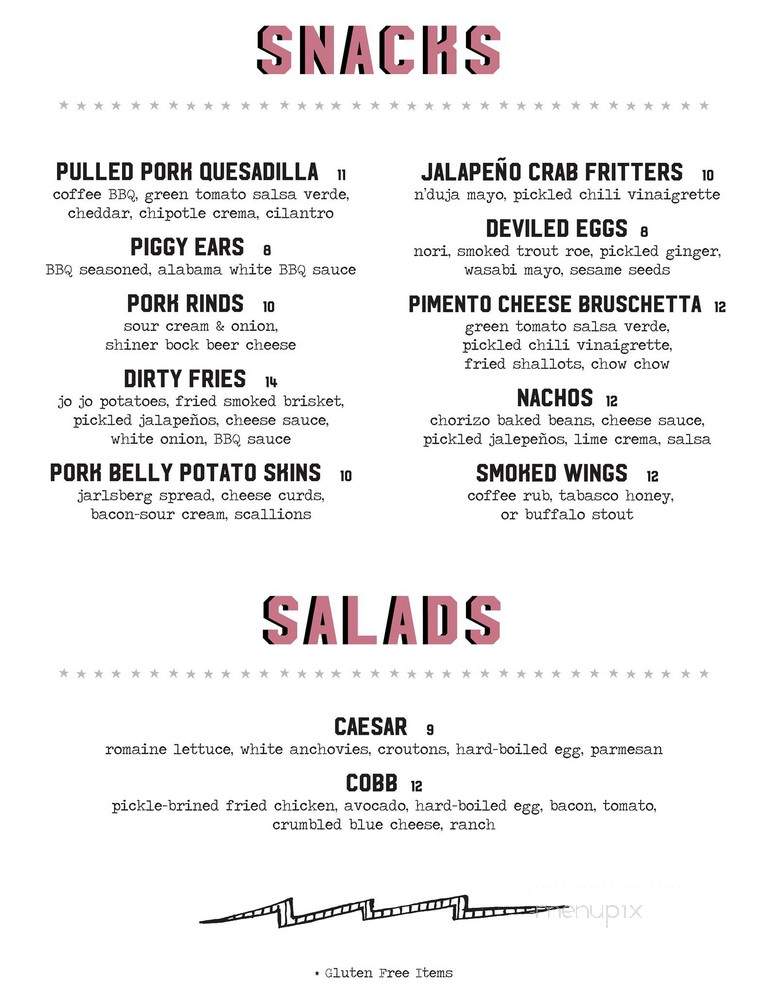 Pork and Beans - Pittsburgh, PA menu_pic