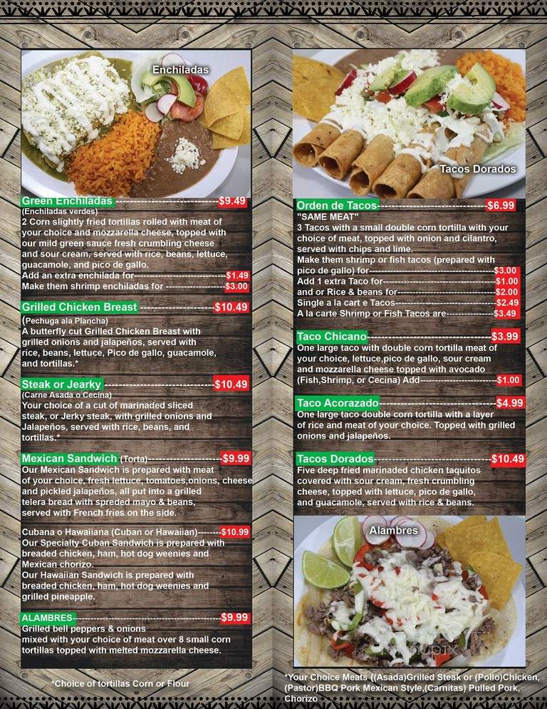 El Mexican - Hastings, MN menu_pic