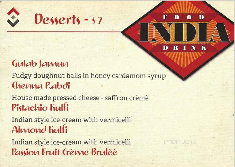 INDIA - West Hartford, CT menu_pic