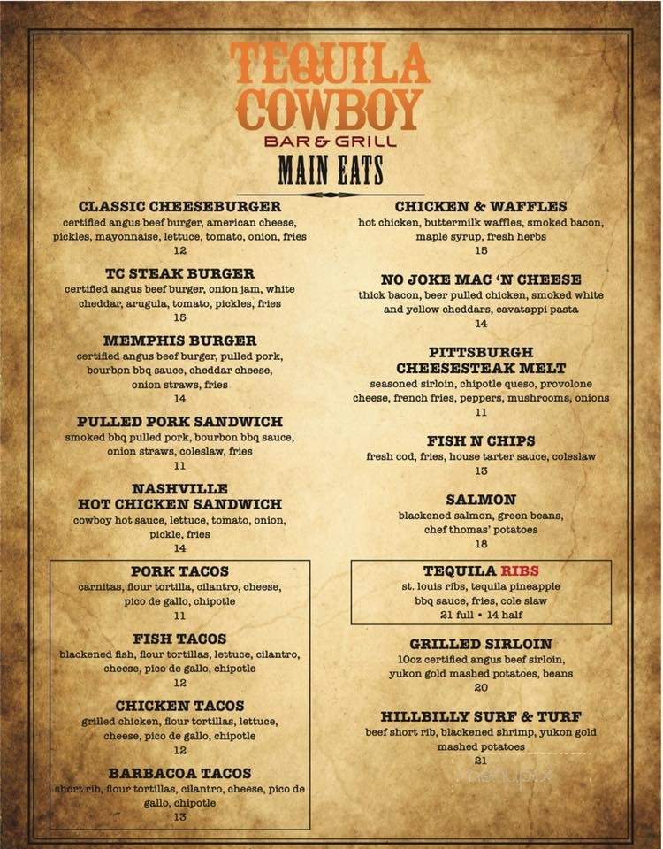 Tequila Cowboy Bar & Grill - Pittsburgh, PA