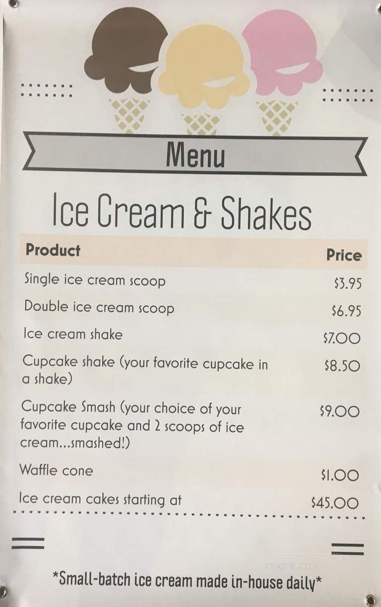 Smallcakes Issaquah - Issaquah, WA menu_pic
