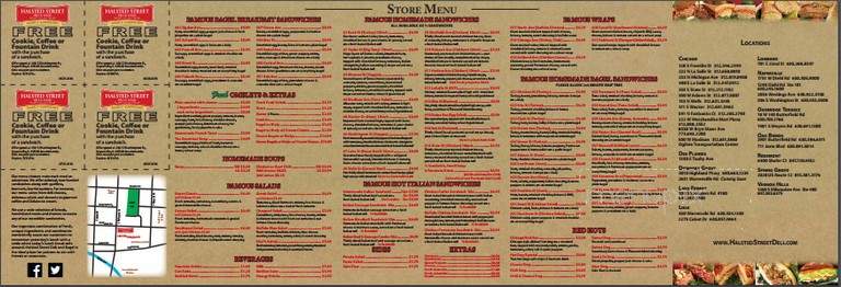 Halsted Street Deli & Begal - Naperville, IL menu_pic