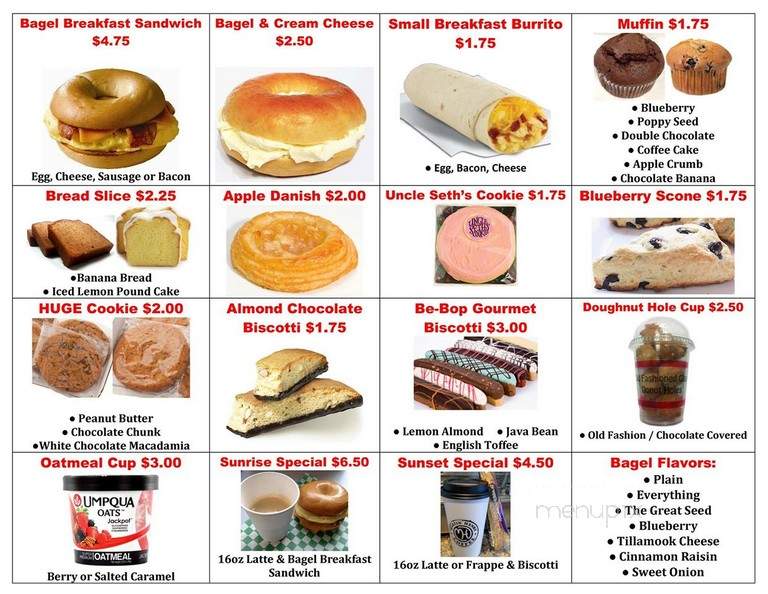 Brewed Awakening - Snoqualmie, WA menu_pic