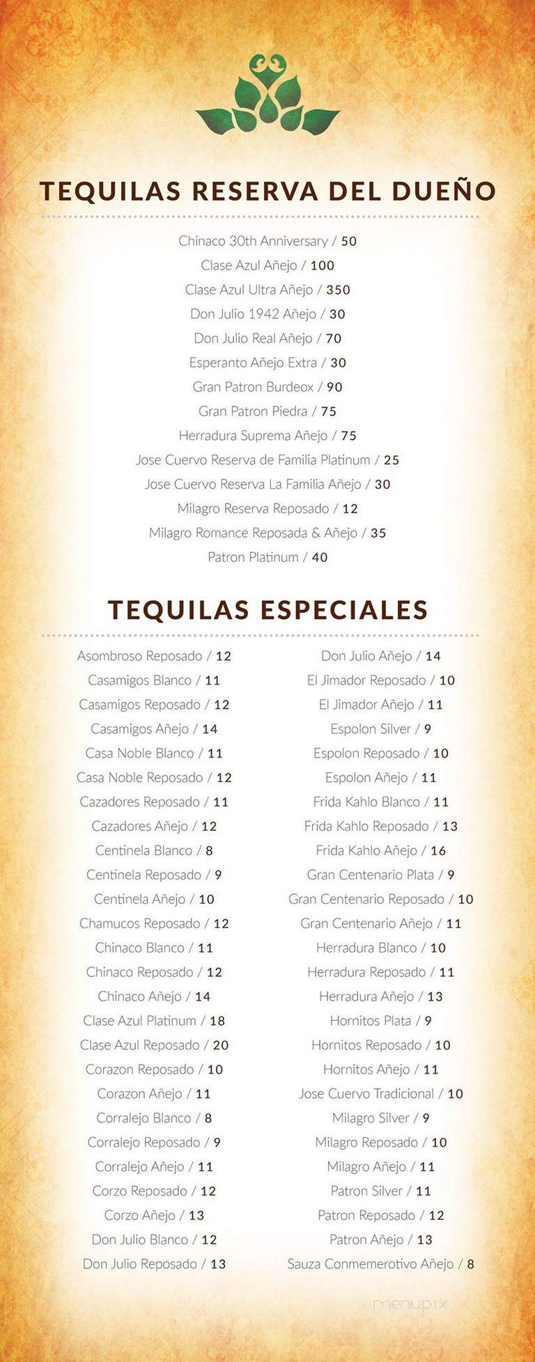 Los Arroyos - Carmel, IN menu_pic