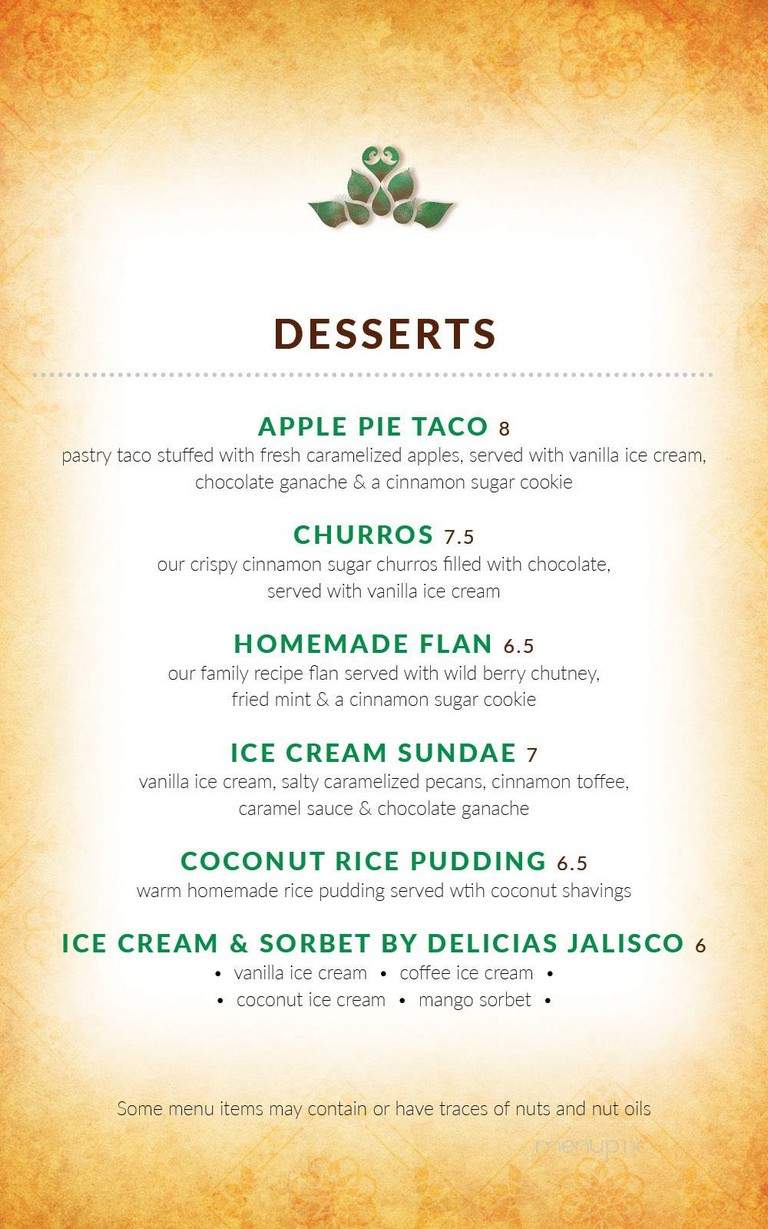 Los Arroyos - Carmel, IN menu_pic