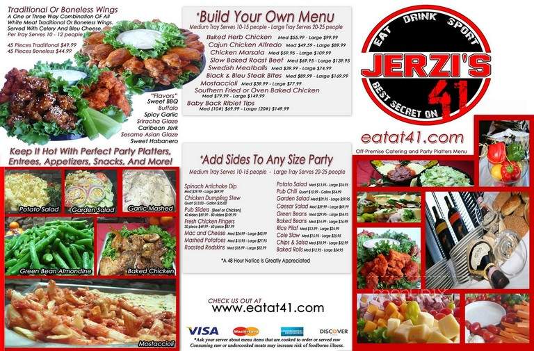 Jerzi's 41 Bar and Grill - Champion, MI menu_pic