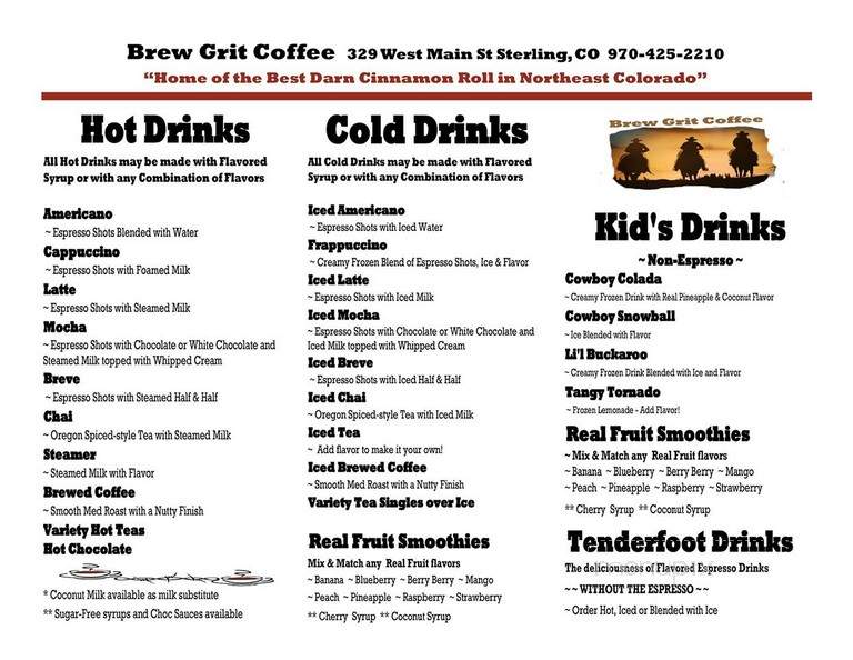 Brew Grit Coffee - Sterling, CO