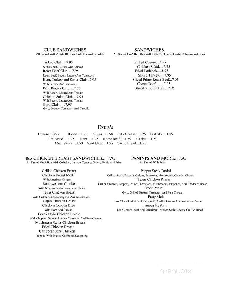 Barnesville Cafe - Barnesville, GA menu_pic
